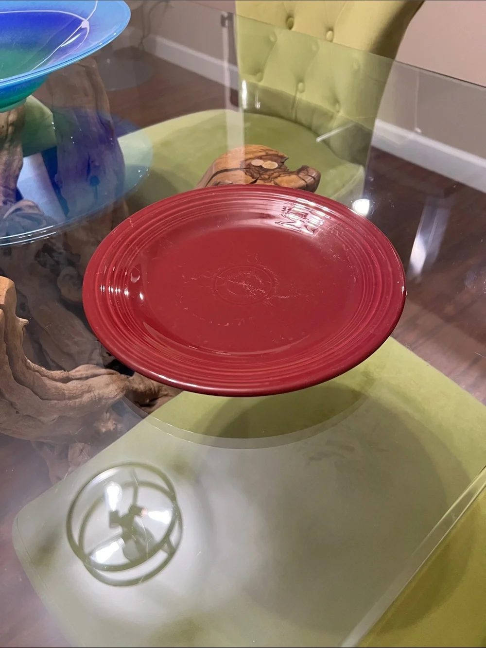 Homer Laughlin Fiesta Claret dinner plate 10.5”